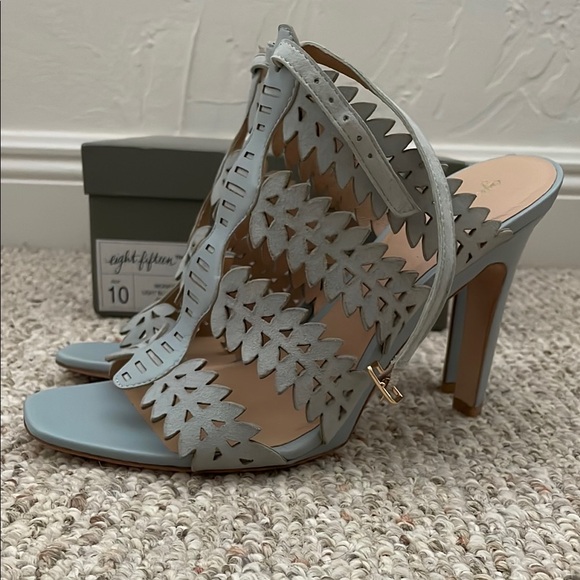 Anthropologie Eight Fifteen Laser Cut Heels - Picture 4 of 5
